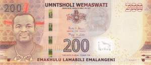 Swaziland p43 200 Emalangeni 2017